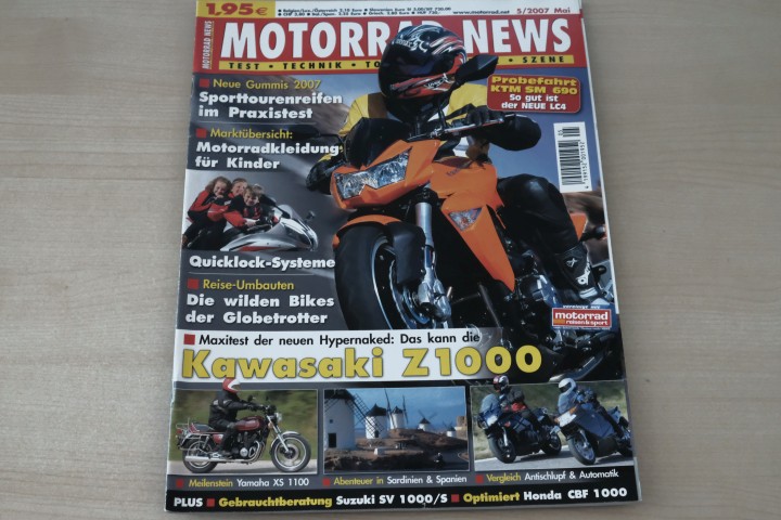 Deckblatt Motorrad News (05/2007)